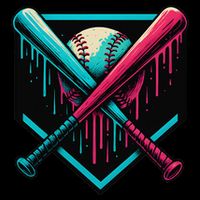 Ice Cream Dripping Baseball Home Plate Drip Respect The 16 in Basic Backpack
