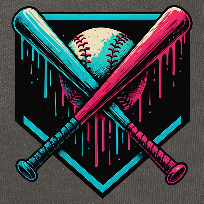 Ice Cream Dripping Baseball Home Plate Drip Respect The Cotton Canvas Backpack