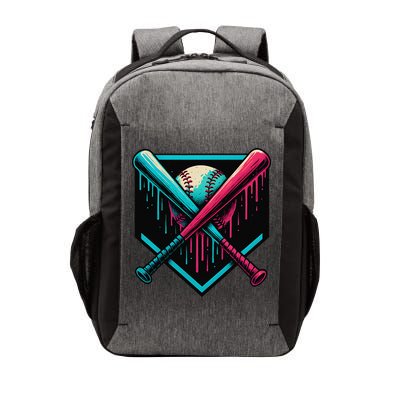 Ice Cream Dripping Baseball Home Plate Drip Respect The Vector Backpack