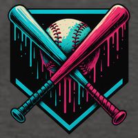Ice Cream Dripping Baseball Home Plate Drip Respect The Vector Backpack
