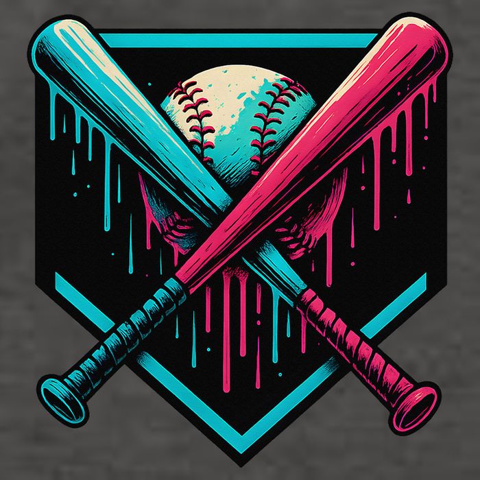 Ice Cream Dripping Baseball Home Plate Drip Respect The Vector Backpack