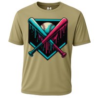 Ice Cream Dripping Baseball Home Plate Drip Respect The Performance Shirt