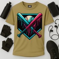 Ice Cream Dripping Baseball Home Plate Drip Respect The Performance Shirt