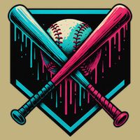Ice Cream Dripping Baseball Home Plate Drip Respect The T-Shirt