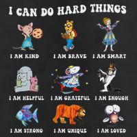 I Can Do Hard Things Teacher Cool Comfort Performance Bucket Hat