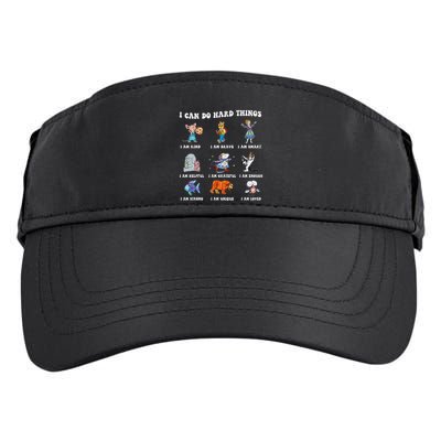 I Can Do Hard Things Teacher Adult Drive Performance Visor