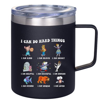 I Can Do Hard Things Teacher 12oz Stainless Steel Coffee Mug