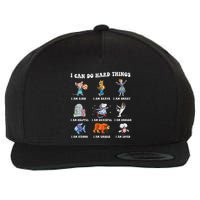 I Can Do Hard Things Teacher Wool Snapback Cap