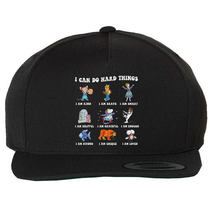 I Can Do Hard Things Teacher Wool Snapback Cap