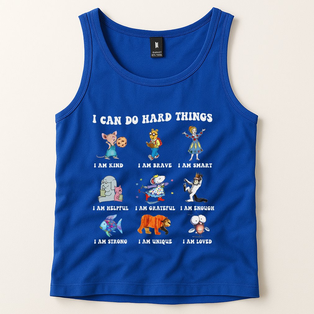 I Can Do Hard Things Teacher Tank Top