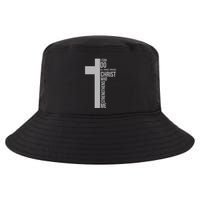 I Can Do All Things Through Christ Who Strengthens Me Cross Cool Comfort Performance Bucket Hat