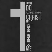 I Can Do All Things Through Christ Who Strengthens Me Cross Cool Comfort Performance Bucket Hat