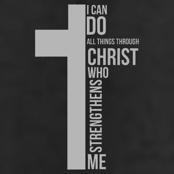 I Can Do All Things Through Christ Who Strengthens Me Cross Cool Comfort Performance Bucket Hat