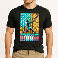 Ice Cream Drip Baseball Stuff Drip For American Flag Cooling Performance Crew T-Shirt