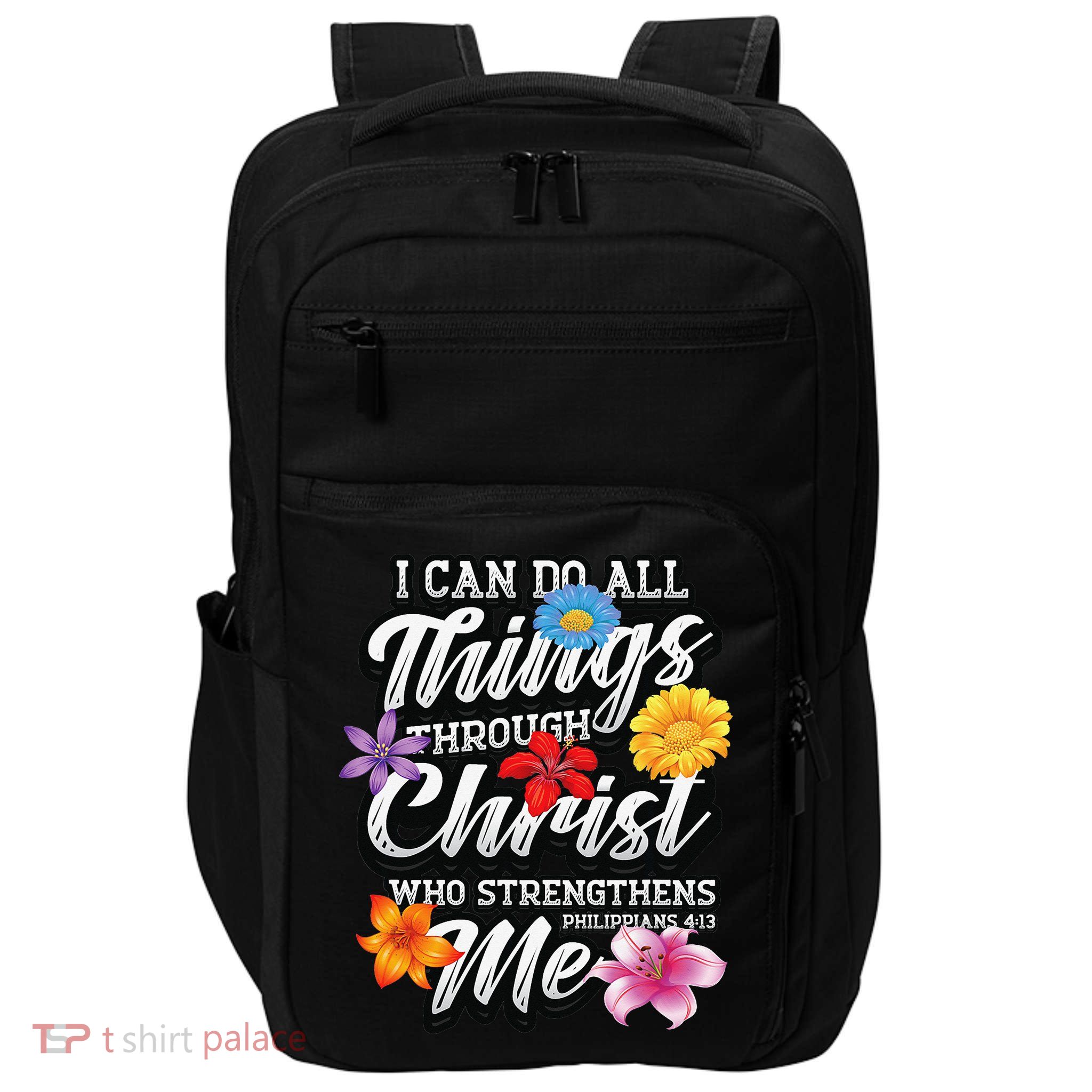 I Can Do All Things Through Christ Who Strengthens Me Impact Tech Backpack