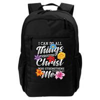 I Can Do All Things Through Christ Who Strengthens Me Backpack