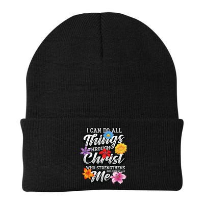 I Can Do All Things Through Christ Who Strengthens Me Beanie