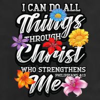 I Can Do All Things Through Christ Who Strengthens Me Golf Towel