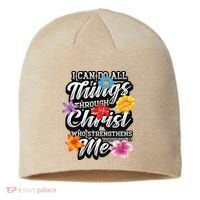 I Can Do All Things Through Christ Who Strengthens Me Sustainable Beanie