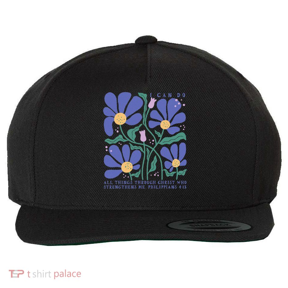I Can Do All Things Through Christ Philippians Wool Snapback Cap