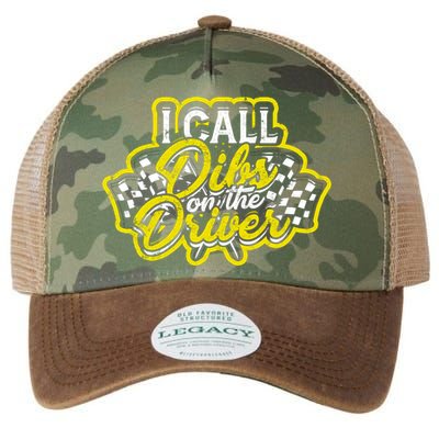 I Call Dibs On The Driver Ual And Classic Car Driver Gift Legacy Tie Dye Trucker Hat