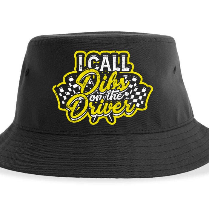 I Call Dibs On The Driver Ual And Classic Car Driver Gift Sustainable Bucket Hat