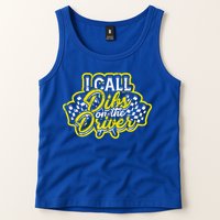 I Call Dibs On The Driver Ual And Classic Car Driver Gift Tank Top