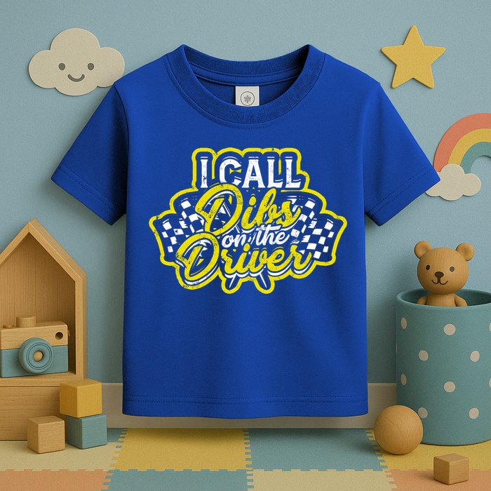 I Call Dibs On The Driver Ual And Classic Car Driver Gift Toddler T-Shirt