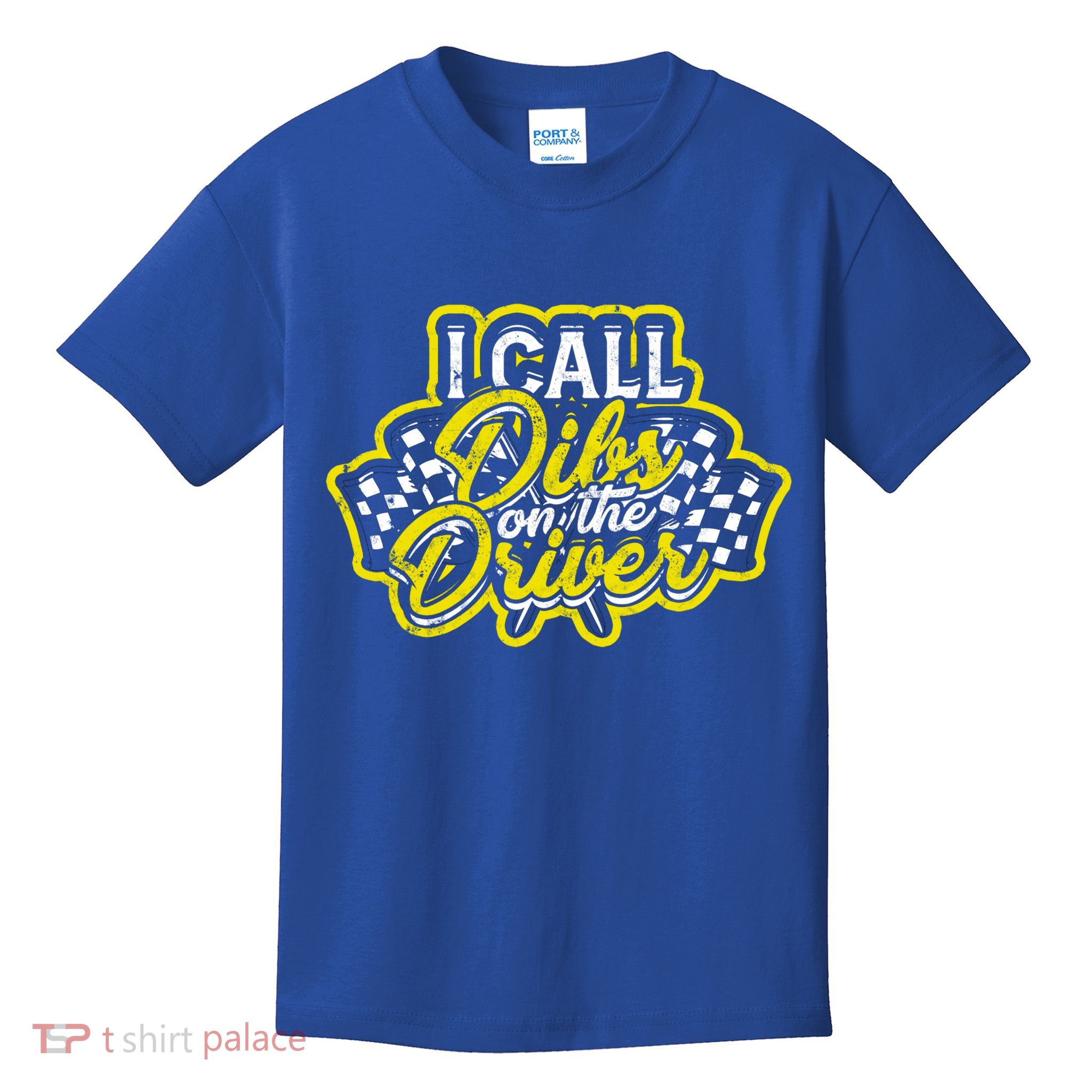 I Call Dibs On The Driver Ual And Classic Car Driver Gift Kids T-Shirt
