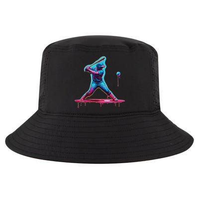 Ice Cream Drip Baseball Bat Baseball Player Cool Comfort Performance Bucket Hat
