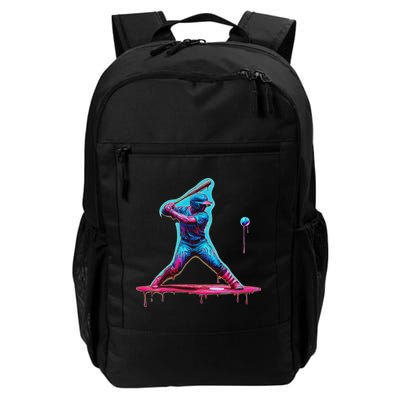 Ice Cream Drip Baseball Bat Baseball Player Backpack