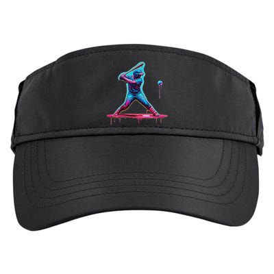 Ice Cream Drip Baseball Bat Baseball Player Adult Drive Performance Visor