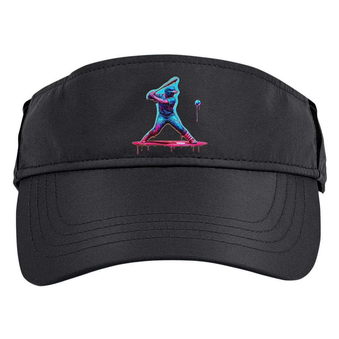 Ice Cream Drip Baseball Bat Baseball Player Adult Drive Performance Visor