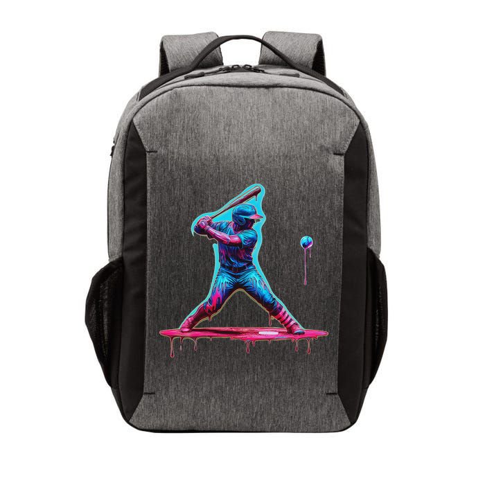 Ice Cream Drip Baseball Bat Baseball Player Vector Backpack