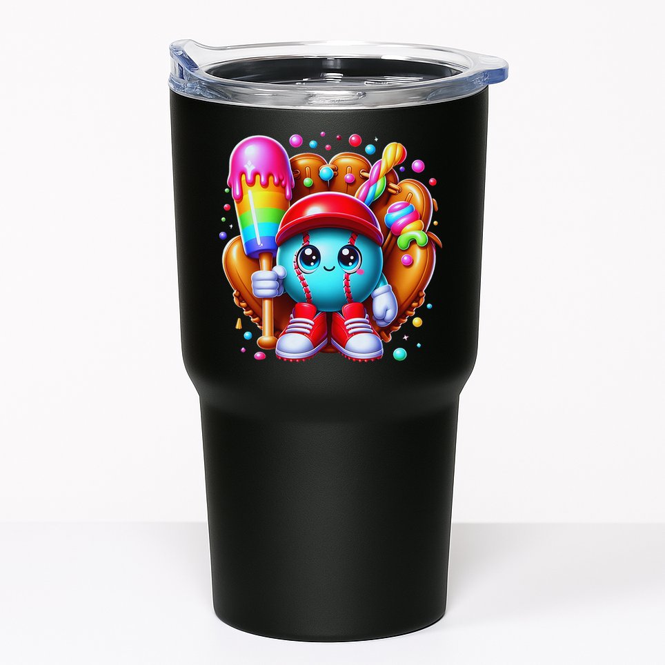 Ice Cream Drip Baseball Stuff Baseball Drip For Tumbler