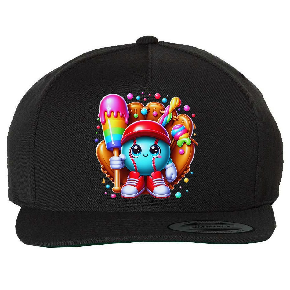 Ice Cream Drip Baseball Stuff Baseball Drip For Wool Snapback Cap