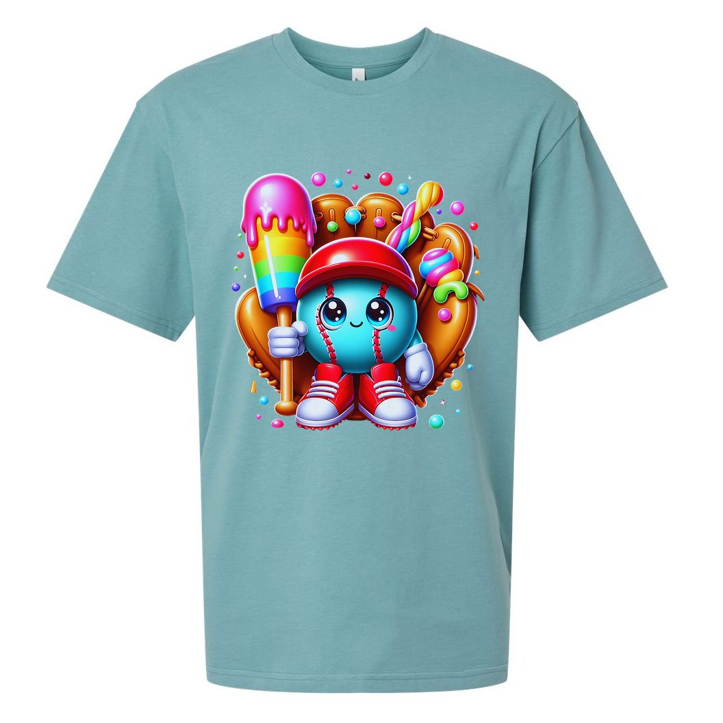 Ice Cream Drip Baseball Stuff Baseball Drip For Sueded Cloud Jersey T-Shirt