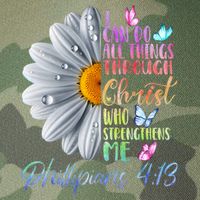 I Can Do All Things Through Christ Religious Butterfly Art Legacy Tie Dye Trucker Hat