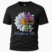 I Can Do All Things Through Christ Religious Butterfly Art Performance Shirt