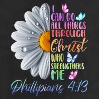 I Can Do All Things Through Christ Religious Butterfly Art Trucker Hat