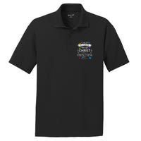 I Can Do All Things Through Christ Butterfly Art Religious PosiCharge RacerMesh Polo