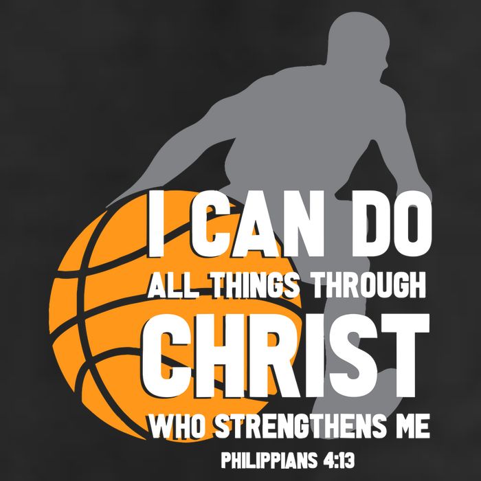 I Can Do All Things Through Christ Christian Basketball Hat