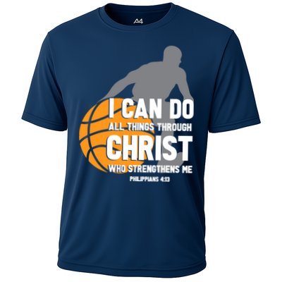I Can Do All Things Through Christ Christian Basketball Performance Shirt