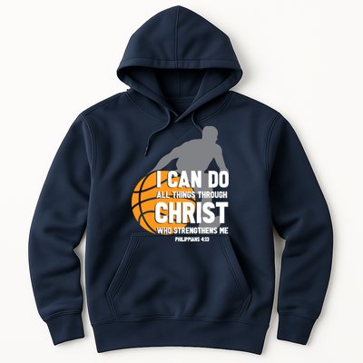 I Can Do All Things Through Christ Christian Basketball Hoodie