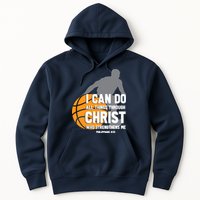 I Can Do All Things Through Christ Christian Basketball Hoodie