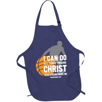 I Can Do All Things Through Christ Christian Basketball Apron
