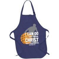 I Can Do All Things Through Christ Christian Basketball Apron