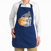 I Can Do All Things Through Christ Christian Basketball Apron