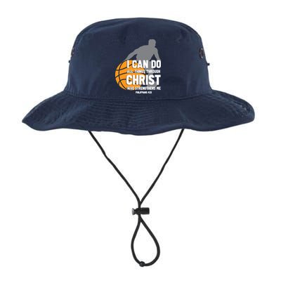 I Can Do All Things Through Christ Christian Basketball Bucket Hat