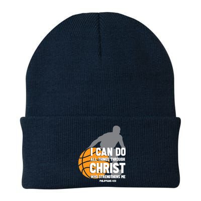 I Can Do All Things Through Christ Christian Basketball Beanie